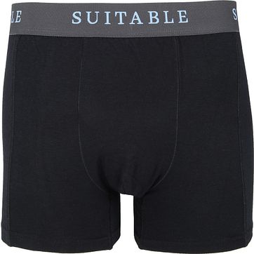 Suitable Bamboo Boxershorts 4er-Pack Schwarz