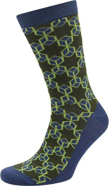 Suitable Bambus Socken Star Grün