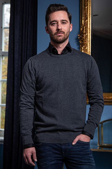 Suitable Biologisch Katoen Respect Trui Rince Antraciet