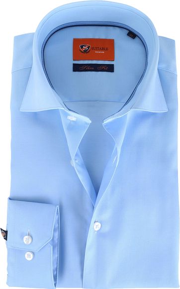 Suitable Blau Hemd Slim Fit DR-03