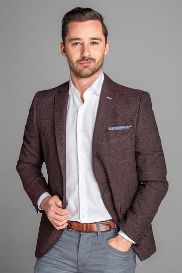 Suitable Blazer Art Bordeaux