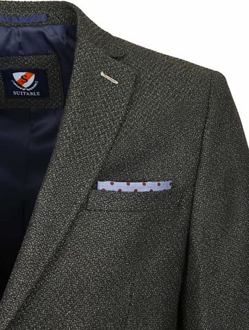 Suitable Blazer Art Groen