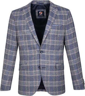 Suitable Blazer Art Karo Blau