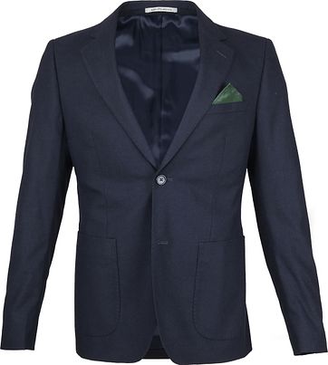 Suitable Blazer Flannel Navy