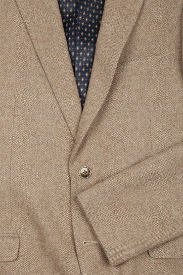 Suitable Blazer Nibe Beige Herringbone
