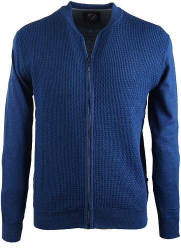 Suitable Bomber Cardigan Royal Blue