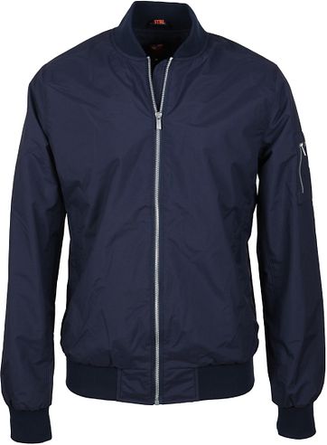 Suitable Bomber Jacket Chapron Navy