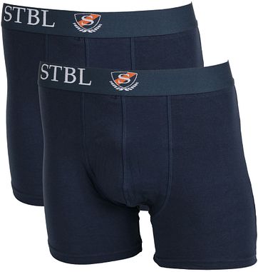 Suitable Boxershort 2Pack Dark Blue