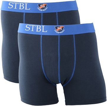 Suitable Boxershort 2Pack Dunkelblau