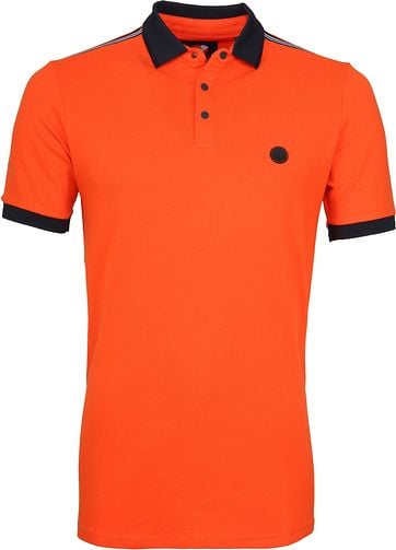 Suitable Branson Poloshirt Stretch Orange