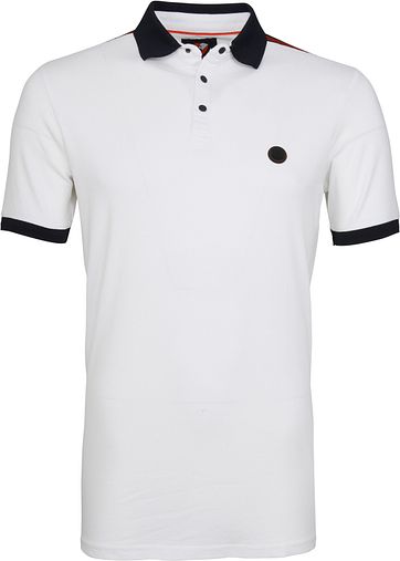 Suitable Branson Poloshirt Stretch Weiß