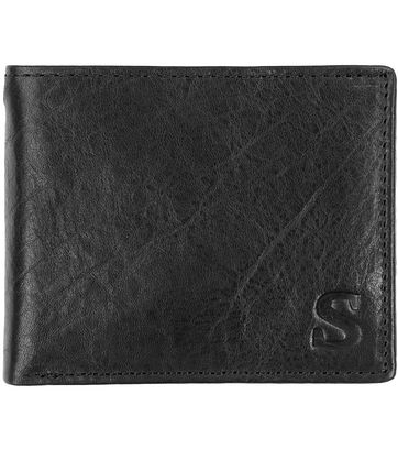 Suitable Brieftasche Dax Schwarz Leder - Skim Proof