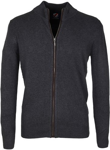 Suitable Cardigan Fabian Dark Grey