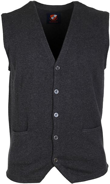 Suitable Cardigan Gert Dunkelgrau