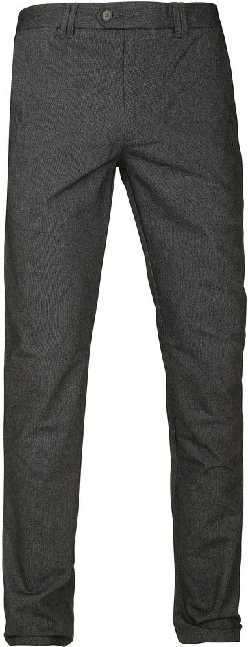 Suitable Chino Dante Pinpoint Dunkelgrau