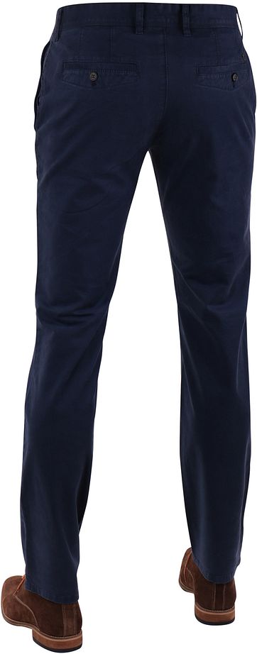 Suitable Chino Hose Dunkelblau Print