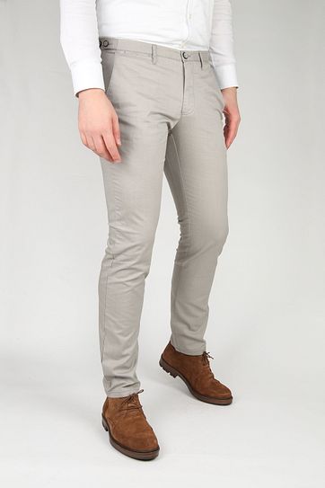 Suitable Chino Locke Grijs