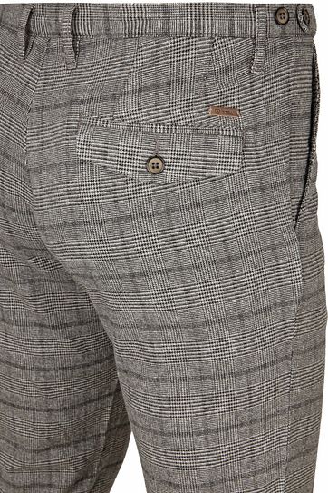 Suitable Chino Locke Karo Grau