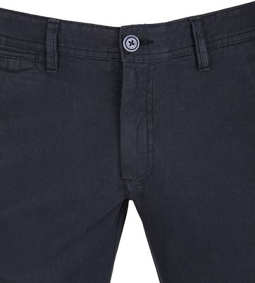 Suitable Chino Oakville Dessin Dunkelblau