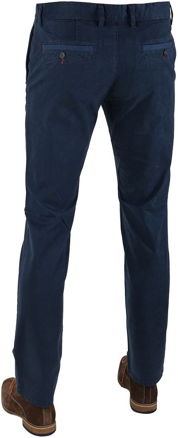 Suitable Chino Oakville Dunkelblau Print