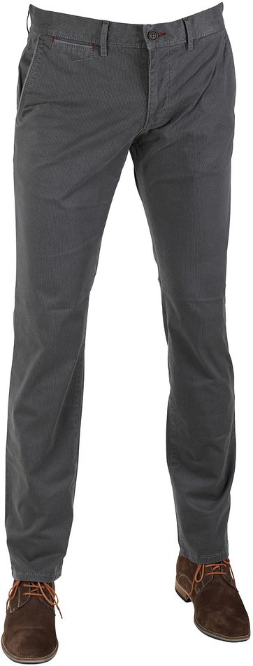 Suitable Chino Oakville Grau Print