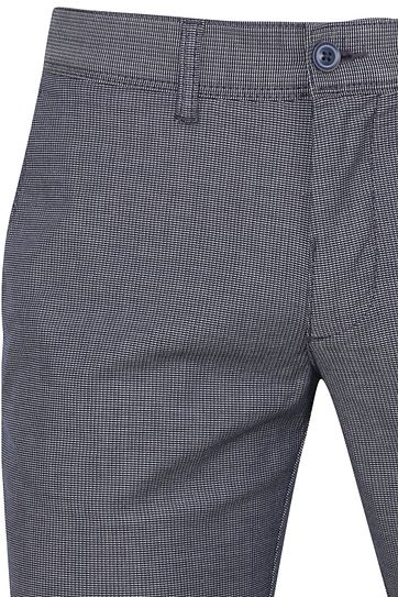 Suitable Chino Sartre Navy White