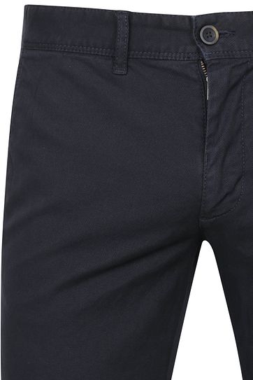 Suitable Chino Sartre Oxford Donkerblauw