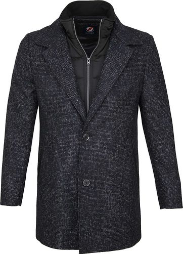 Suitable Coat Multi Navy