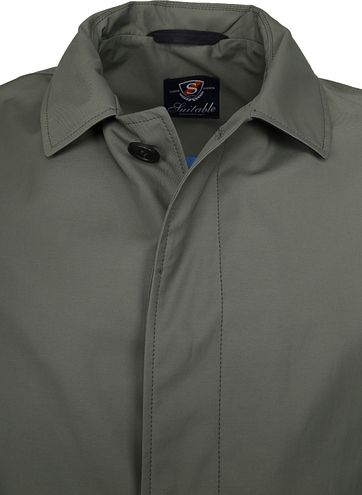 Suitable Coat Rosewood Mid Green
