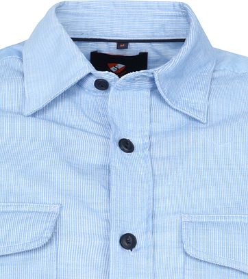 Suitable Corduroy Overshirt Lichtblauw