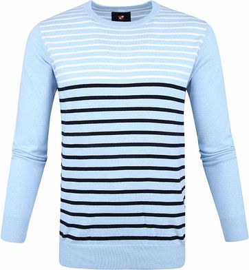 Suitable Cotton IAN Pullover Blue
