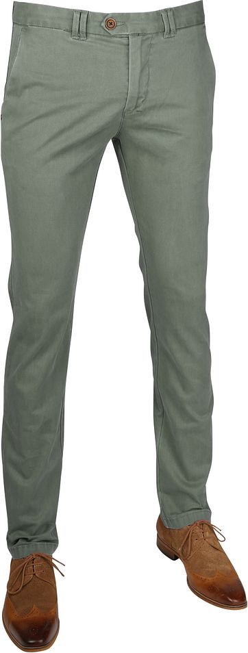 Suitable Dante Chino Faded Groen suitable kopen in de aanbieding