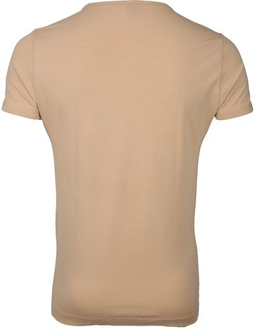 deep v neck polo shirt