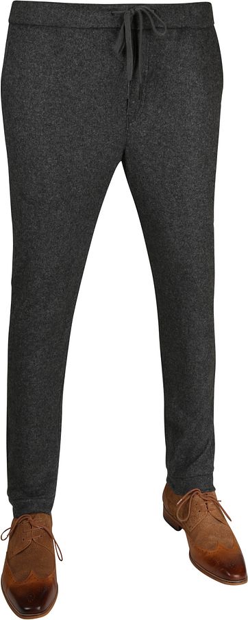 Suitable Easky Pantalon Jersey Anthracite