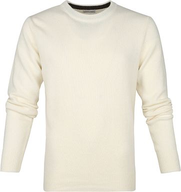Suitable Fijn Lamswol 7 garen Pullover O-Hals Beige