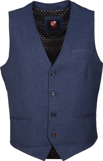Suitable Fyn Gilet Navy