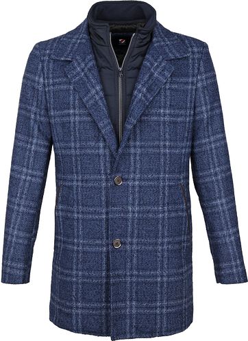 Suitable Geke Coat Ruit Blauw