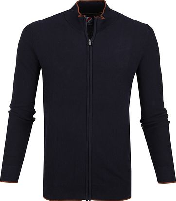 Suitable Hans Strickjacke Dunkelblau