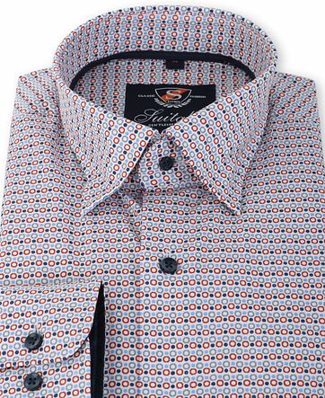 Suitable Hemd Blau 133-8