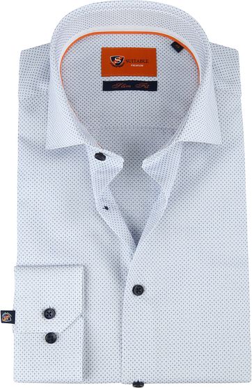 Suitable Hemd Blau Pluszeichen Slim Fit