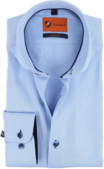 Suitable Hemd Blau S7
