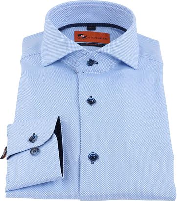 Suitable Hemd Blau S7