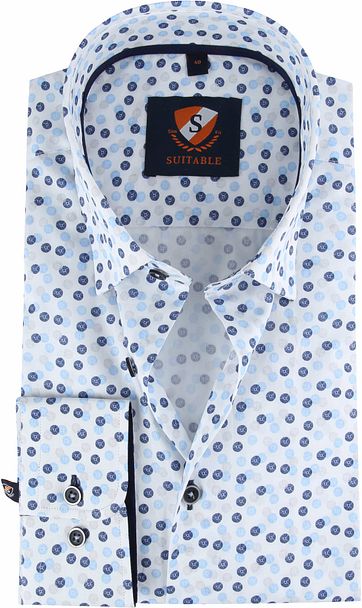 Suitable Hemd Dandelion Blau