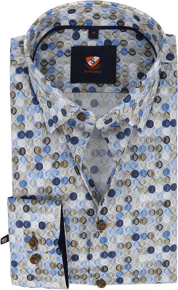 Suitable Hemd Grafisch Patroon Multicolour