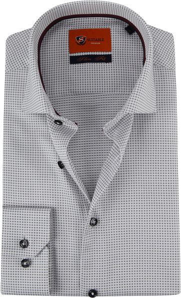 Suitable Hemd Grau D82-11