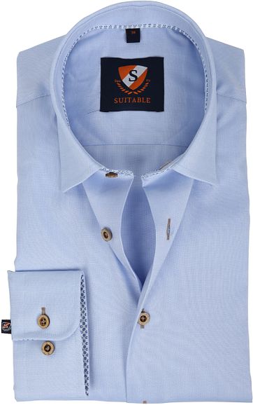 Suitable Hemd Hellblau 181-2