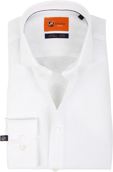Suitable Hemd Leinen Wei&szlig; D81-13