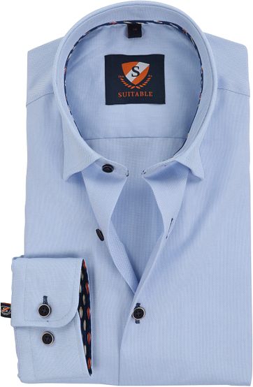 Suitable Hemd Oxford Blau SF