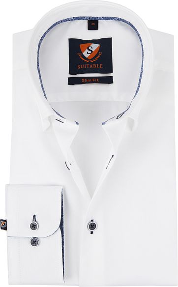 Suitable Hemd Oxford HBD Weiß