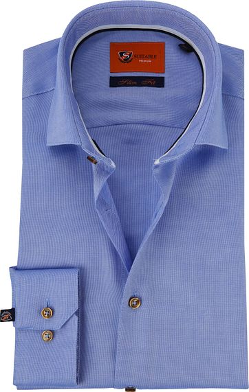 Suitable Hemd Oxford Roy Blau